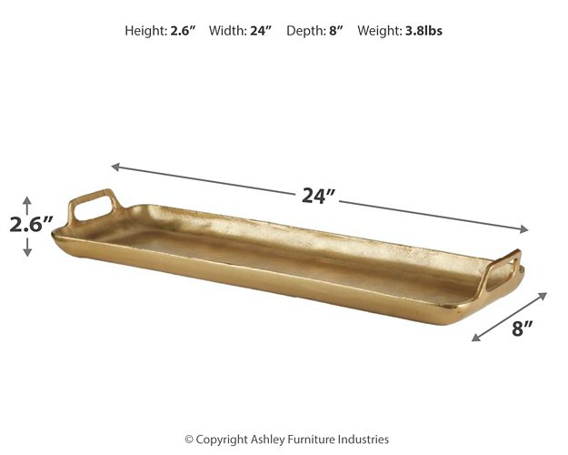 Posy Tray - Premium Tray from Ashley Furniture - Just $69.07! Shop now at Furniture Wholesale Plus  We are the best furniture store in Nashville, Hendersonville, Goodlettsville, Madison, Antioch, Mount Juliet, Lebanon, Gallatin, Springfield, Murfreesboro, Franklin, Brentwood