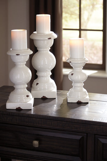 Devorah Candle Holder (Set of 3) - Premium Candle Holder from Ashley Furniture - Just $95.55! Shop now at Furniture Wholesale Plus  We are the best furniture store in Nashville, Hendersonville, Goodlettsville, Madison, Antioch, Mount Juliet, Lebanon, Gallatin, Springfield, Murfreesboro, Franklin, Brentwood