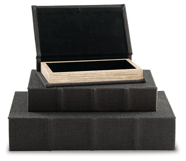 Jolina Box (Set of 3) - Premium Box from Ashley Furniture - Just $60.24! Shop now at Furniture Wholesale Plus  We are the best furniture store in Nashville, Hendersonville, Goodlettsville, Madison, Antioch, Mount Juliet, Lebanon, Gallatin, Springfield, Murfreesboro, Franklin, Brentwood