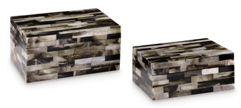 Ellford Box (Set of 2) - Premium Box from Ashley Furniture - Just $69.07! Shop now at Furniture Wholesale Plus  We are the best furniture store in Nashville, Hendersonville, Goodlettsville, Madison, Antioch, Mount Juliet, Lebanon, Gallatin, Springfield, Murfreesboro, Franklin, Brentwood
