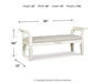 Realyn Accent Bench - Premium Bench from Ashley Furniture - Just $210.30! Shop now at Furniture Wholesale Plus  We are the best furniture store in Nashville, Hendersonville, Goodlettsville, Madison, Antioch, Mount Juliet, Lebanon, Gallatin, Springfield, Murfreesboro, Franklin, Brentwood