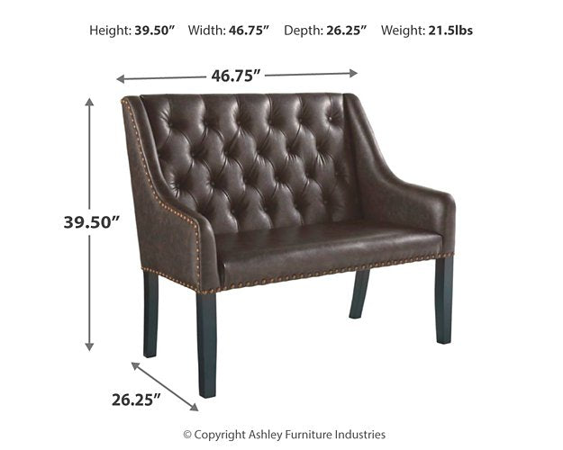 Carondelet Accent Bench - Premium Bench from Ashley Furniture - Just $280.92! Shop now at Furniture Wholesale Plus  We are the best furniture store in Nashville, Hendersonville, Goodlettsville, Madison, Antioch, Mount Juliet, Lebanon, Gallatin, Springfield, Murfreesboro, Franklin, Brentwood