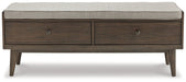 Chetfield Storage Bench - Premium Bench from Ashley Furniture - Just $252.67! Shop now at Furniture Wholesale Plus  We are the best furniture store in Nashville, Hendersonville, Goodlettsville, Madison, Antioch, Mount Juliet, Lebanon, Gallatin, Springfield, Murfreesboro, Franklin, Brentwood
