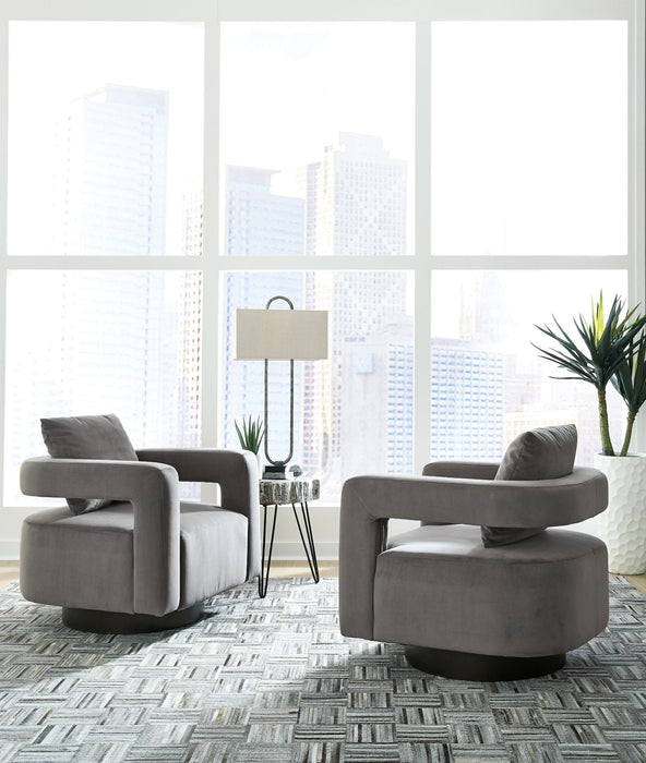 Alcoma Swivel Accent Chair - Premium Accent Chair from Ashley Furniture - Just $448.63! Shop now at Furniture Wholesale Plus  We are the best furniture store in Nashville, Hendersonville, Goodlettsville, Madison, Antioch, Mount Juliet, Lebanon, Gallatin, Springfield, Murfreesboro, Franklin, Brentwood
