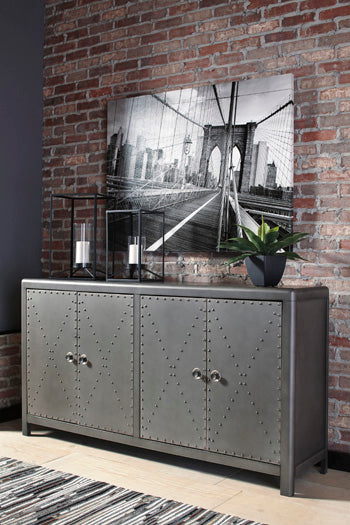 Rock Ridge Accent Cabinet - Premium Accent Cabinet from Ashley Furniture - Just $340.07! Shop now at Furniture Wholesale Plus  We are the best furniture store in Nashville, Hendersonville, Goodlettsville, Madison, Antioch, Mount Juliet, Lebanon, Gallatin, Springfield, Murfreesboro, Franklin, Brentwood