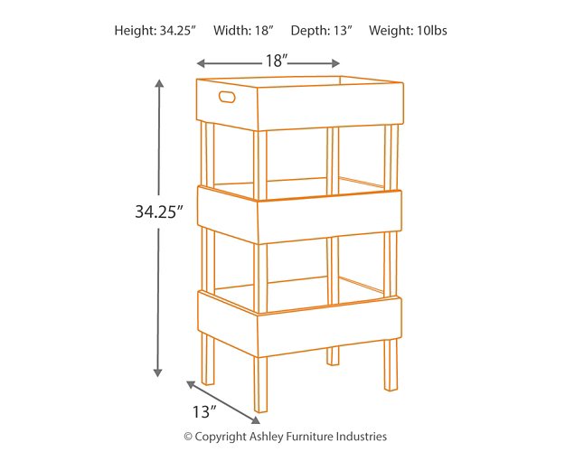 Yulton Storage Shelf - Premium Bookcase from Ashley Furniture - Just $166.17! Shop now at Furniture Wholesale Plus  We are the best furniture store in Nashville, Hendersonville, Goodlettsville, Madison, Antioch, Mount Juliet, Lebanon, Gallatin, Springfield, Murfreesboro, Franklin, Brentwood