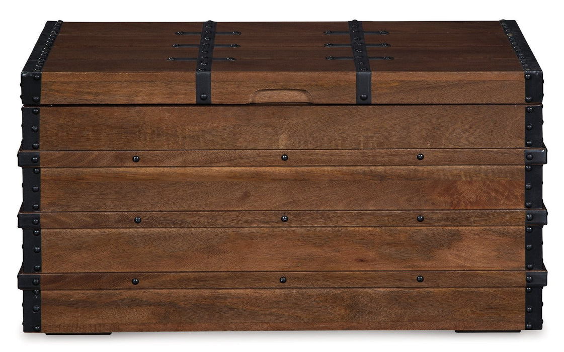 Kettleby Storage Trunk - Premium Trunk from Ashley Furniture - Just $313.59! Shop now at Furniture Wholesale Plus  We are the best furniture store in Nashville, Hendersonville, Goodlettsville, Madison, Antioch, Mount Juliet, Lebanon, Gallatin, Springfield, Murfreesboro, Franklin, Brentwood