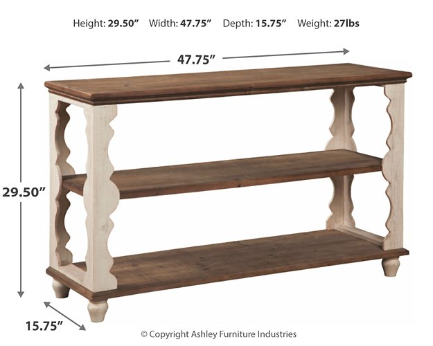 Alwyndale Sofa/Console Table - Premium Console from Ashley Furniture - Just $219.13! Shop now at Furniture Wholesale Plus  We are the best furniture store in Nashville, Hendersonville, Goodlettsville, Madison, Antioch, Mount Juliet, Lebanon, Gallatin, Springfield, Murfreesboro, Franklin, Brentwood