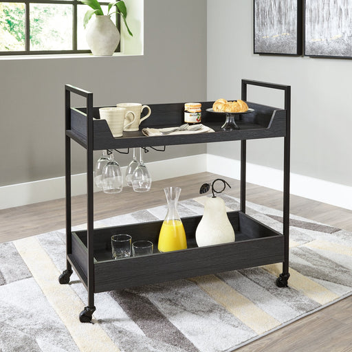 Yarlow Bar Cart - Premium Bar Cart from Ashley Furniture - Just $130.86! Shop now at Furniture Wholesale Plus  We are the best furniture store in Nashville, Hendersonville, Goodlettsville, Madison, Antioch, Mount Juliet, Lebanon, Gallatin, Springfield, Murfreesboro, Franklin, Brentwood