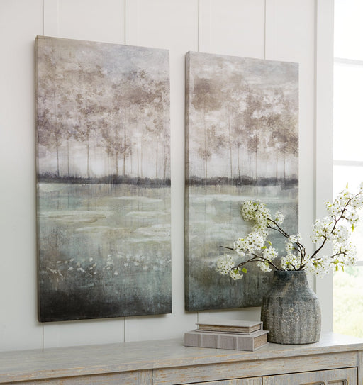 Marksen Wall Art (Set of 2) - Premium Wall Art from Ashley Furniture - Just $99.19! Shop now at Furniture Wholesale Plus  We are the best furniture store in Nashville, Hendersonville, Goodlettsville, Madison, Antioch, Mount Juliet, Lebanon, Gallatin, Springfield, Murfreesboro, Franklin, Brentwood