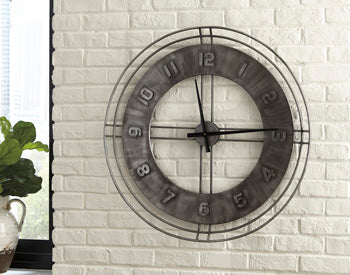 Ana Sofia Wall Clock - Premium Clock from Ashley Furniture - Just $108.02! Shop now at Furniture Wholesale Plus  We are the best furniture store in Nashville, Hendersonville, Goodlettsville, Madison, Antioch, Mount Juliet, Lebanon, Gallatin, Springfield, Murfreesboro, Franklin, Brentwood