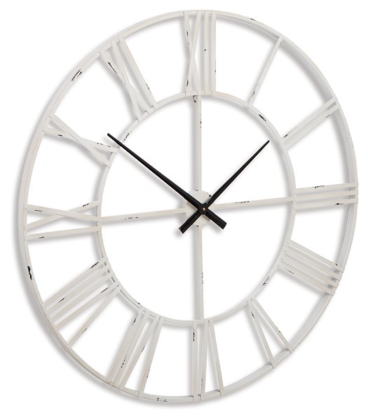 Paquita Wall Clock - Premium Clock from Ashley Furniture - Just $99.19! Shop now at Furniture Wholesale Plus  We are the best furniture store in Nashville, Hendersonville, Goodlettsville, Madison, Antioch, Mount Juliet, Lebanon, Gallatin, Springfield, Murfreesboro, Franklin, Brentwood