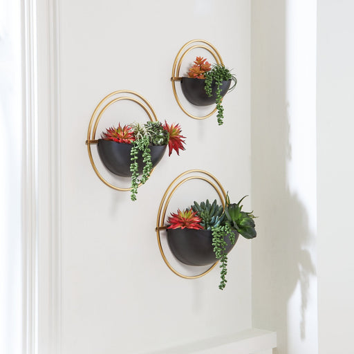 Tobins Wall Planter (Set of 3) - Premium Wall Decor from Ashley Furniture - Just $72.71! Shop now at Furniture Wholesale Plus  We are the best furniture store in Nashville, Hendersonville, Goodlettsville, Madison, Antioch, Mount Juliet, Lebanon, Gallatin, Springfield, Murfreesboro, Franklin, Brentwood