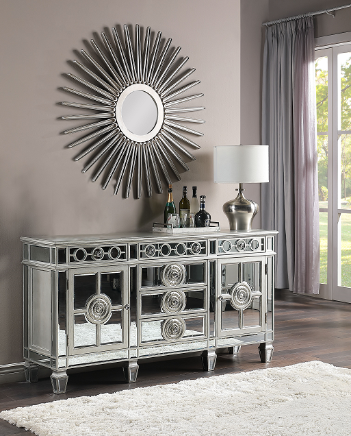 Varian Mirrored & Antique Platinum Server - Premium Server from ACME East - Just $1324.05! Shop now at Furniture Wholesale Plus  We are the best furniture store in Nashville, Hendersonville, Goodlettsville, Madison, Antioch, Mount Juliet, Lebanon, Gallatin, Springfield, Murfreesboro, Franklin, Brentwood