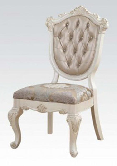 Acme Chantelle Side Chair in Rose Gold and Pearl White (Set of 2) 63542 - Premium Side Chair from ACME East - Just $1093.95! Shop now at Furniture Wholesale Plus  We are the best furniture store in Nashville, Hendersonville, Goodlettsville, Madison, Antioch, Mount Juliet, Lebanon, Gallatin, Springfield, Murfreesboro, Franklin, Brentwood