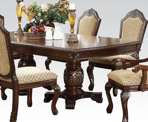 Acme Chateau de Ville Double Pedestal Dining Table in Espresso 64075 - Premium Dining Table from ACME East - Just $1253.85! Shop now at Furniture Wholesale Plus  We are the best furniture store in Nashville, Hendersonville, Goodlettsville, Madison, Antioch, Mount Juliet, Lebanon, Gallatin, Springfield, Murfreesboro, Franklin, Brentwood