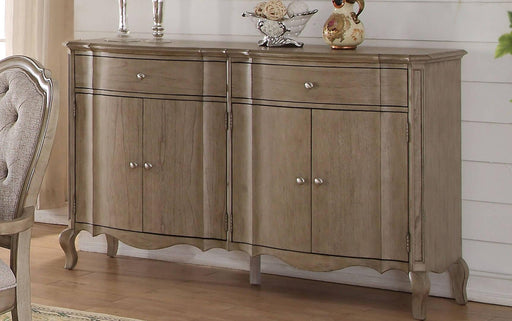 Acme Chelmsford Server in Antique Taupe 66056 - Premium Server from ACME East - Just $1794! Shop now at Furniture Wholesale Plus  We are the best furniture store in Nashville, Hendersonville, Goodlettsville, Madison, Antioch, Mount Juliet, Lebanon, Gallatin, Springfield, Murfreesboro, Franklin, Brentwood