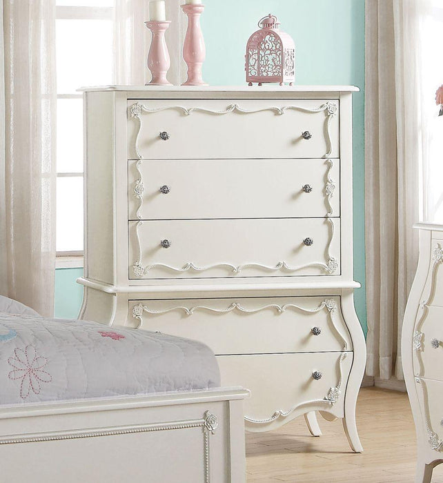 Acme Edalene Chest in Pearl White 30515 - Premium Chest from ACME East - Just $1029.60! Shop now at Furniture Wholesale Plus  We are the best furniture store in Nashville, Hendersonville, Goodlettsville, Madison, Antioch, Mount Juliet, Lebanon, Gallatin, Springfield, Murfreesboro, Franklin, Brentwood