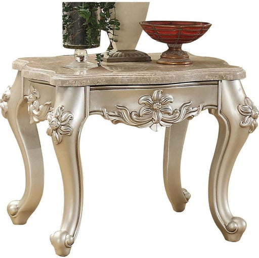 Acme Furniture Bently End Table in Marble/Champagne 81667 - Premium End Table from ACME East - Just $686.40! Shop now at Furniture Wholesale Plus  We are the best furniture store in Nashville, Hendersonville, Goodlettsville, Madison, Antioch, Mount Juliet, Lebanon, Gallatin, Springfield, Murfreesboro, Franklin, Brentwood