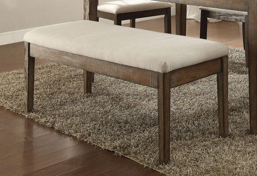 Acme Furniture Claudia Upholstered Bench in Beige and Brown 71718 - Premium Bench from ACME East - Just $148.20! Shop now at Furniture Wholesale Plus  We are the best furniture store in Nashville, Hendersonville, Goodlettsville, Madison, Antioch, Mount Juliet, Lebanon, Gallatin, Springfield, Murfreesboro, Franklin, Brentwood