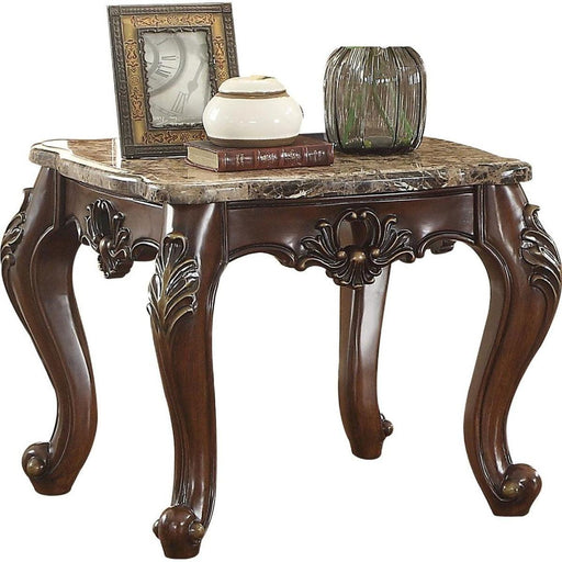 Acme Furniture Devayne End Table in Marble/Dark Walnut 81687 - Premium End Table from ACME East - Just $664.95! Shop now at Furniture Wholesale Plus  We are the best furniture store in Nashville, Hendersonville, Goodlettsville, Madison, Antioch, Mount Juliet, Lebanon, Gallatin, Springfield, Murfreesboro, Franklin, Brentwood