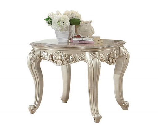 Acme Furniture Gorsedd End Table in Antique White 82442 - Premium End Table from ACME East - Just $624! Shop now at Furniture Wholesale Plus  We are the best furniture store in Nashville, Hendersonville, Goodlettsville, Madison, Antioch, Mount Juliet, Lebanon, Gallatin, Springfield, Murfreesboro, Franklin, Brentwood