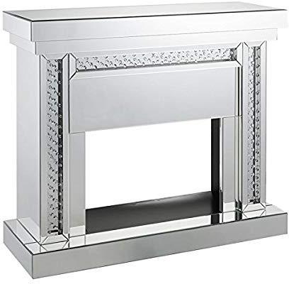 Acme Furniture Nysa Fireplace in Mirrored & Faux Crystals 90272 - Premium Fireplace from ACME East - Just $1111.50! Shop now at Furniture Wholesale Plus  We are the best furniture store in Nashville, Hendersonville, Goodlettsville, Madison, Antioch, Mount Juliet, Lebanon, Gallatin, Springfield, Murfreesboro, Franklin, Brentwood