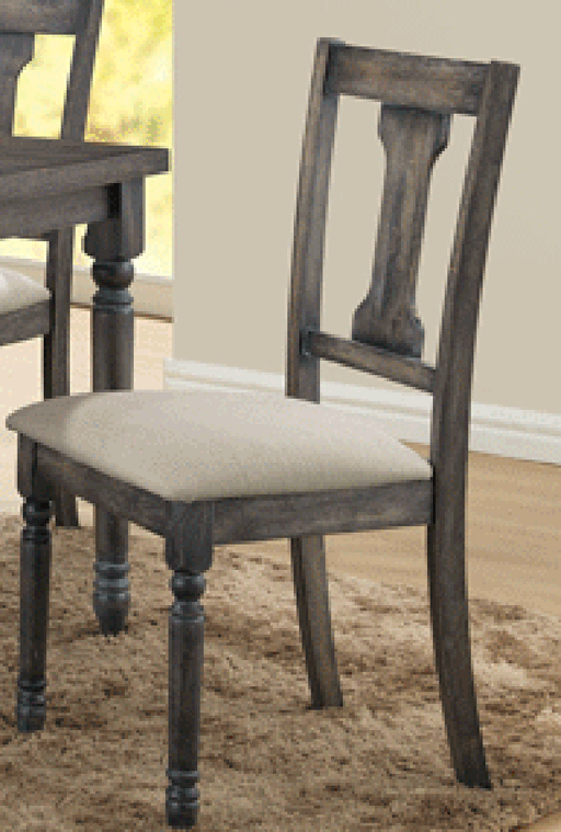 Acme Furniture Wallace Side Chair in Tan and Weathered Gray (Set of 2) 71437 - Premium Side Chair from ACME East - Just $259.35! Shop now at Furniture Wholesale Plus  We are the best furniture store in Nashville, Hendersonville, Goodlettsville, Madison, Antioch, Mount Juliet, Lebanon, Gallatin, Springfield, Murfreesboro, Franklin, Brentwood