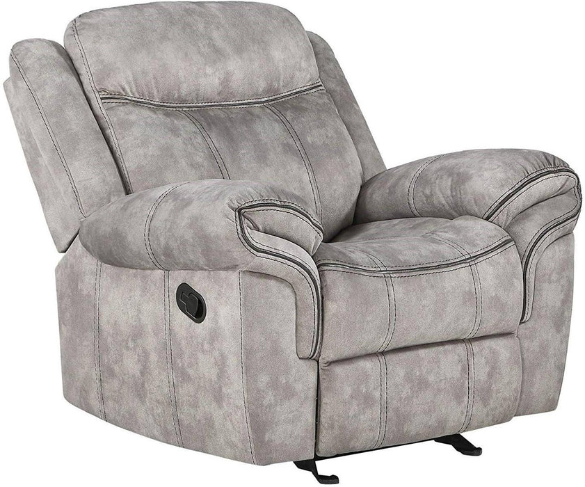 Acme Furniture Zubaida Motion Glider Recliner in 2-Tone Gray Velvet 55027 - Premium Recliner from ACME East - Just $624! Shop now at Furniture Wholesale Plus  We are the best furniture store in Nashville, Hendersonville, Goodlettsville, Madison, Antioch, Mount Juliet, Lebanon, Gallatin, Springfield, Murfreesboro, Franklin, Brentwood