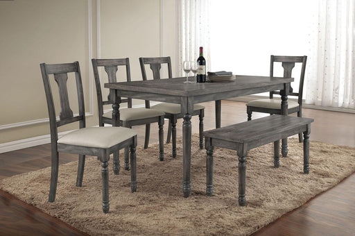 Acme Furniture Wallace Bench in Weathered Gray 71438 - Premium Bench from ACME East - Just $161.85! Shop now at Furniture Wholesale Plus  We are the best furniture store in Nashville, Hendersonville, Goodlettsville, Madison, Antioch, Mount Juliet, Lebanon, Gallatin, Springfield, Murfreesboro, Franklin, Brentwood