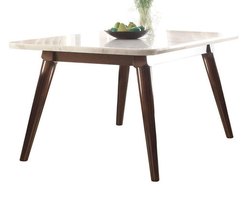 Acme Gasha Dining Table in White/Walnut 72820 - Premium Dining Table from ACME East - Just $606.45! Shop now at Furniture Wholesale Plus  We are the best furniture store in Nashville, Hendersonville, Goodlettsville, Madison, Antioch, Mount Juliet, Lebanon, Gallatin, Springfield, Murfreesboro, Franklin, Brentwood