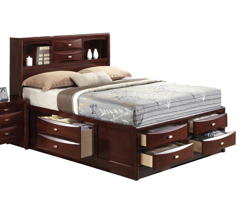 Acme Ireland Full Storage Bed in Brown 21590F - Premium Bed from ACME East - Just $1468.35! Shop now at Furniture Wholesale Plus  We are the best furniture store in Nashville, Hendersonville, Goodlettsville, Madison, Antioch, Mount Juliet, Lebanon, Gallatin, Springfield, Murfreesboro, Franklin, Brentwood