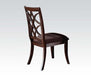 Acme Keenan Dining Side Chairs (Set of 2) in Dark Walnut 60257 - Premium Dining Chair from ACME East - Just $382.20! Shop now at Furniture Wholesale Plus  We are the best furniture store in Nashville, Hendersonville, Goodlettsville, Madison, Antioch, Mount Juliet, Lebanon, Gallatin, Springfield, Murfreesboro, Franklin, Brentwood