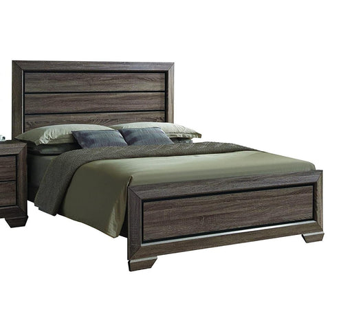 Acme Lyndon King Panel Bed in Weathered Gray Grain 26017EK - Premium Bed from ACME East - Just $711.75! Shop now at Furniture Wholesale Plus  We are the best furniture store in Nashville, Hendersonville, Goodlettsville, Madison, Antioch, Mount Juliet, Lebanon, Gallatin, Springfield, Murfreesboro, Franklin, Brentwood