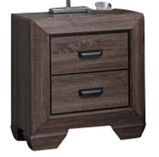 Acme Lyndon Nightstand in Weathered Gray Grain 26023 - Premium Nightstand from ACME East - Just $234! Shop now at Furniture Wholesale Plus  We are the best furniture store in Nashville, Hendersonville, Goodlettsville, Madison, Antioch, Mount Juliet, Lebanon, Gallatin, Springfield, Murfreesboro, Franklin, Brentwood