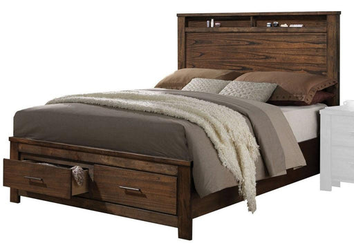 Acme Merrilee Queen Storage Bed in Oak 21680Q - Premium Bed from ACME East - Just $879.45! Shop now at Furniture Wholesale Plus  We are the best furniture store in Nashville, Hendersonville, Goodlettsville, Madison, Antioch, Mount Juliet, Lebanon, Gallatin, Springfield, Murfreesboro, Franklin, Brentwood