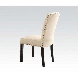 Acme Nolan Side Chair (Set of 2) in Linen/Weathered Black 72852 - Premium Side Chair from ACME East - Just $325.65! Shop now at Furniture Wholesale Plus  We are the best furniture store in Nashville, Hendersonville, Goodlettsville, Madison, Antioch, Mount Juliet, Lebanon, Gallatin, Springfield, Murfreesboro, Franklin, Brentwood