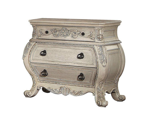 Acme Ragenardus Nightstand in Antique White 27013 - Premium Nightstand from ACME East - Just $865.80! Shop now at Furniture Wholesale Plus  We are the best furniture store in Nashville, Hendersonville, Goodlettsville, Madison, Antioch, Mount Juliet, Lebanon, Gallatin, Springfield, Murfreesboro, Franklin, Brentwood