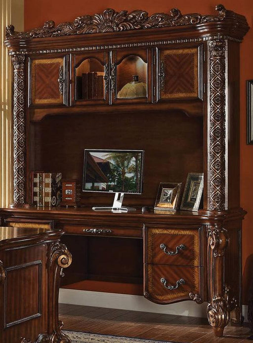 Acme Vendome Bookcase with Intricate Carving Design in Cherry 92128 - Premium Bookcase from ACME East - Just $4145.70! Shop now at Furniture Wholesale Plus  We are the best furniture store in Nashville, Hendersonville, Goodlettsville, Madison, Antioch, Mount Juliet, Lebanon, Gallatin, Springfield, Murfreesboro, Franklin, Brentwood