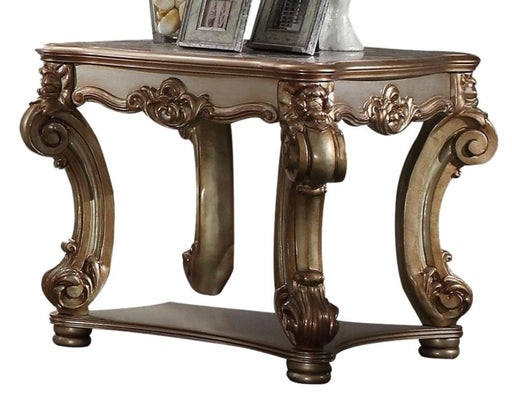 Acme Vendome End Table in Gold Patina 83121 - Premium End Table from ACME East - Just $546! Shop now at Furniture Wholesale Plus  We are the best furniture store in Nashville, Hendersonville, Goodlettsville, Madison, Antioch, Mount Juliet, Lebanon, Gallatin, Springfield, Murfreesboro, Franklin, Brentwood