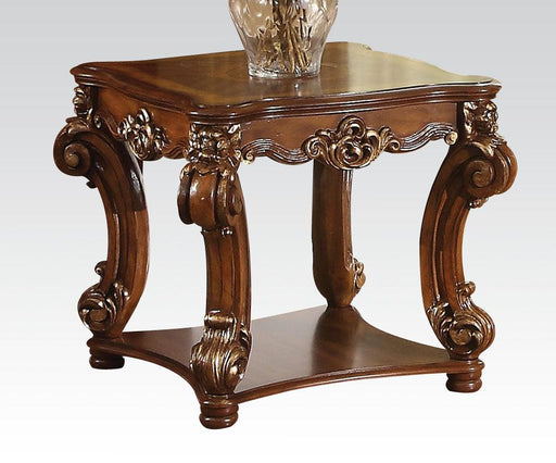 Acme Vendome Square End Table in Cherry 82001 - Premium End Table from ACME East - Just $692.25! Shop now at Furniture Wholesale Plus  We are the best furniture store in Nashville, Hendersonville, Goodlettsville, Madison, Antioch, Mount Juliet, Lebanon, Gallatin, Springfield, Murfreesboro, Franklin, Brentwood