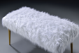 Bagley II White Faux Fur & Gold Bench - Premium Bench from ACME East - Just $306.15! Shop now at Furniture Wholesale Plus  We are the best furniture store in Nashville, Hendersonville, Goodlettsville, Madison, Antioch, Mount Juliet, Lebanon, Gallatin, Springfield, Murfreesboro, Franklin, Brentwood