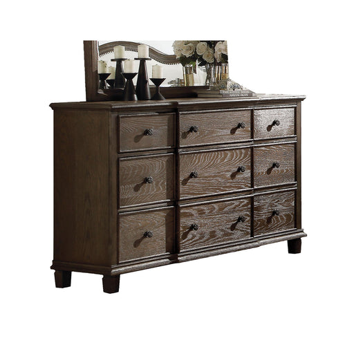 Baudouin Weathered Oak Dresser - Premium Dresser from ACME East - Just $975! Shop now at Furniture Wholesale Plus  We are the best furniture store in Nashville, Hendersonville, Goodlettsville, Madison, Antioch, Mount Juliet, Lebanon, Gallatin, Springfield, Murfreesboro, Franklin, Brentwood