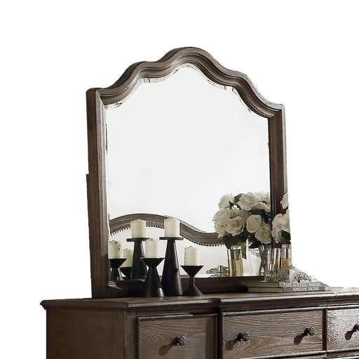 Baudouin Weathered Oak Mirror - Premium Mirror from ACME East - Just $234! Shop now at Furniture Wholesale Plus  We are the best furniture store in Nashville, Hendersonville, Goodlettsville, Madison, Antioch, Mount Juliet, Lebanon, Gallatin, Springfield, Murfreesboro, Franklin, Brentwood