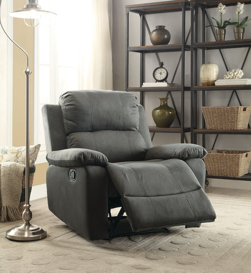 Bina Charcoal Polished Microfiber Recliner (Motion) - Premium Recliner from ACME East - Just $454.35! Shop now at Furniture Wholesale Plus  We are the best furniture store in Nashville, Hendersonville, Goodlettsville, Madison, Antioch, Mount Juliet, Lebanon, Gallatin, Springfield, Murfreesboro, Franklin, Brentwood