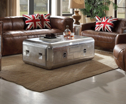 Brancaster Aluminum Coffee Table - Premium Coffee Table from ACME East - Just $1563.90! Shop now at Furniture Wholesale Plus  We are the best furniture store in Nashville, Hendersonville, Goodlettsville, Madison, Antioch, Mount Juliet, Lebanon, Gallatin, Springfield, Murfreesboro, Franklin, Brentwood