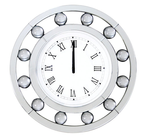 Boffa Mirrored Wall Clock - Premium Wall Clock from ACME East - Just $115.05! Shop now at Furniture Wholesale Plus  We are the best furniture store in Nashville, Hendersonville, Goodlettsville, Madison, Antioch, Mount Juliet, Lebanon, Gallatin, Springfield, Murfreesboro, Franklin, Brentwood