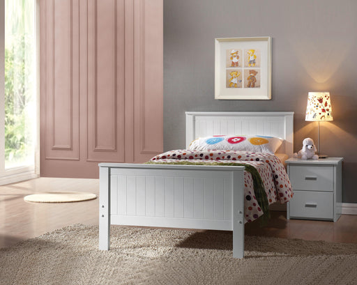 Bungalow White Twin Bed - Premium Bed from ACME East - Just $312! Shop now at Furniture Wholesale Plus  We are the best furniture store in Nashville, Hendersonville, Goodlettsville, Madison, Antioch, Mount Juliet, Lebanon, Gallatin, Springfield, Murfreesboro, Franklin, Brentwood