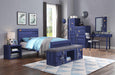 Cargo Blue Twin Bed - Premium Bed from ACME East - Just $401.70! Shop now at Furniture Wholesale Plus  We are the best furniture store in Nashville, Hendersonville, Goodlettsville, Madison, Antioch, Mount Juliet, Lebanon, Gallatin, Springfield, Murfreesboro, Franklin, Brentwood