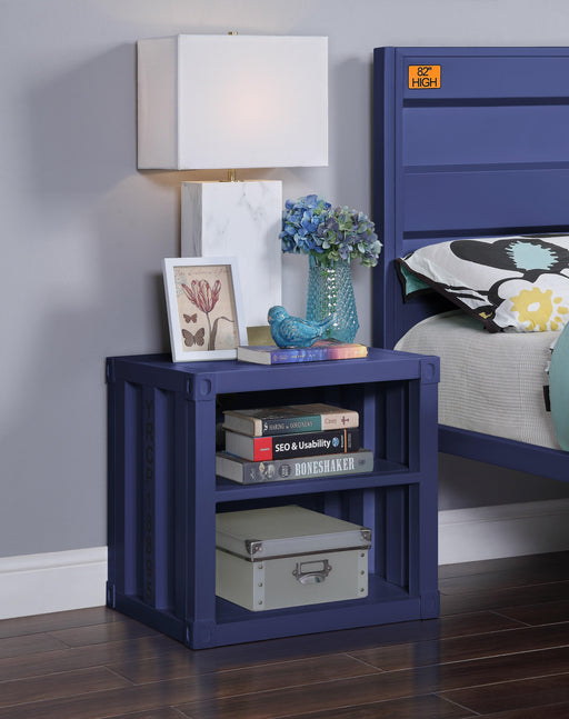 Cargo Blue Nightstand (USB) - Premium Nightstand from ACME East - Just $271.05! Shop now at Furniture Wholesale Plus  We are the best furniture store in Nashville, Hendersonville, Goodlettsville, Madison, Antioch, Mount Juliet, Lebanon, Gallatin, Springfield, Murfreesboro, Franklin, Brentwood